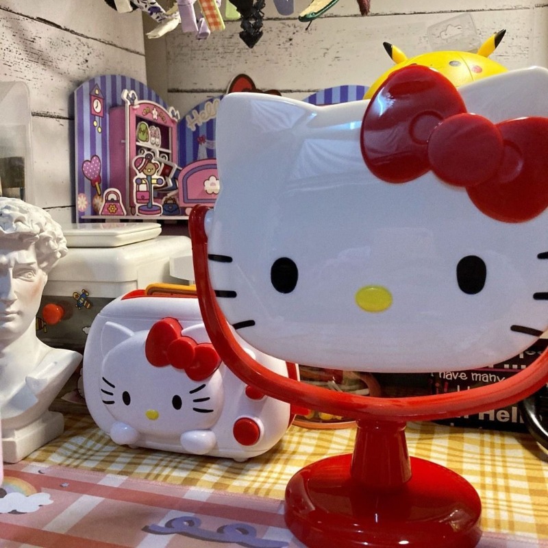 Hello Kitty bureau- of kaptafe - Beauty Makeup Vanity Set recensie en prijs